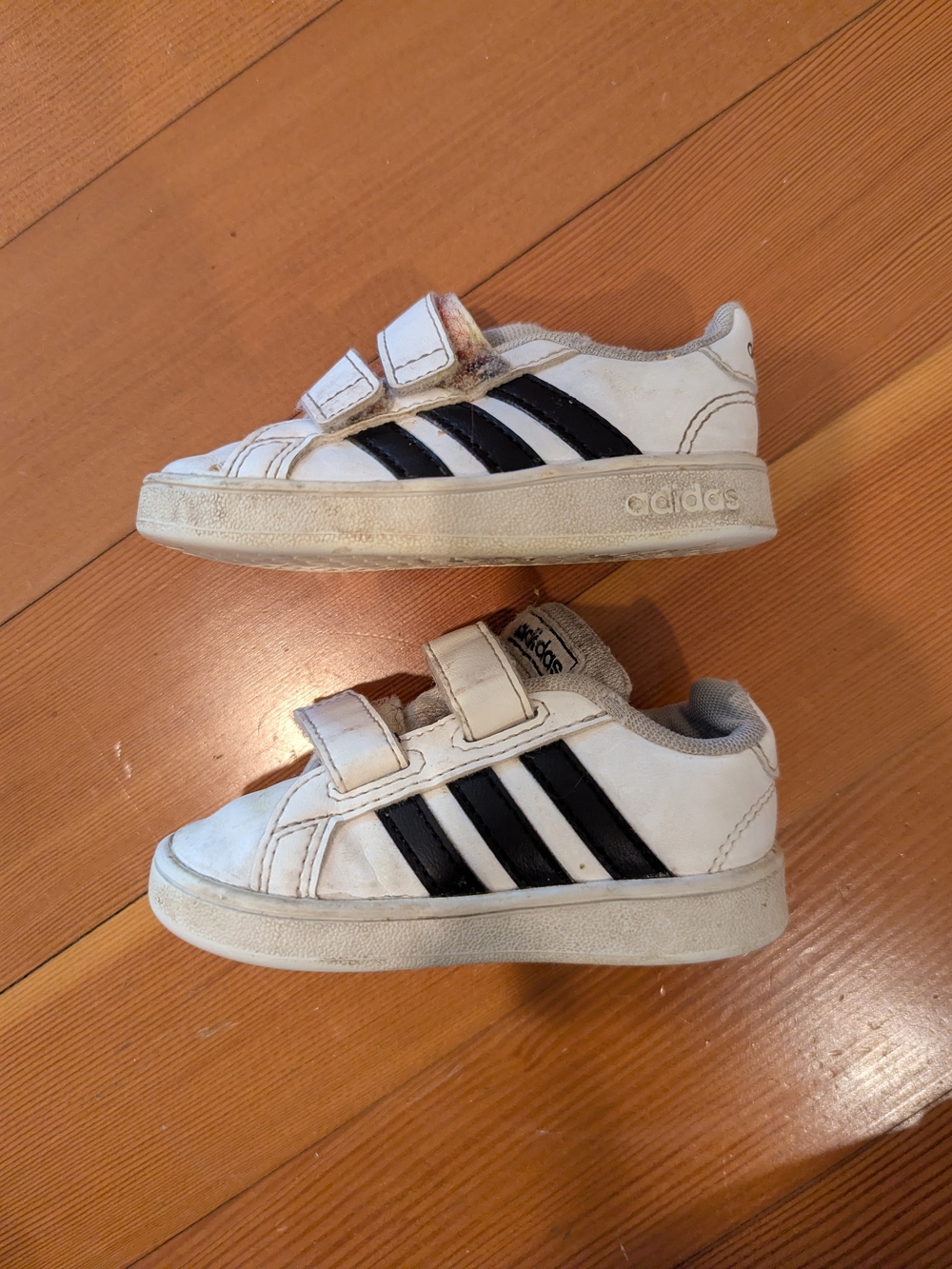 Adidas Grand Court I Baby Toddler Sneakers White Black Size 5K EF0118